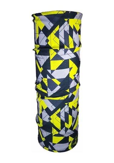 Ride To Love Yellow Geometrik Bandana Siyah - Sarı