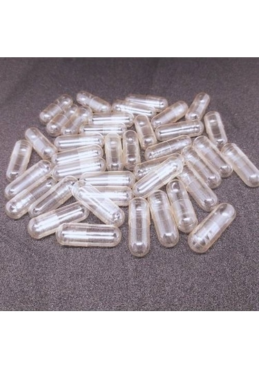 Boş Ilaç Kapsülü % 100 Naturel Helal 50 Adet 1000Mg
