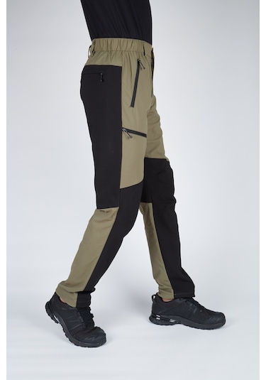 Alpinist Rugged Flex Erkek Pantolon Haki-Siyah (546125726)