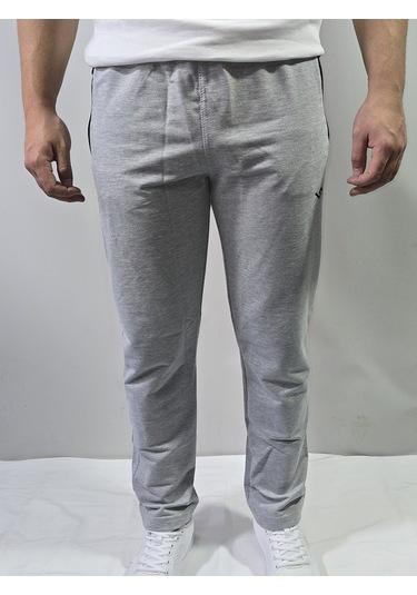 Jump Erkek Pamuklu Slim Fit Düz Paça Eşofman Altı Melanj Gri Jump Erkek Pamuklu Slim Fit Düz Paça Eşofman Altı Melanj Gri
