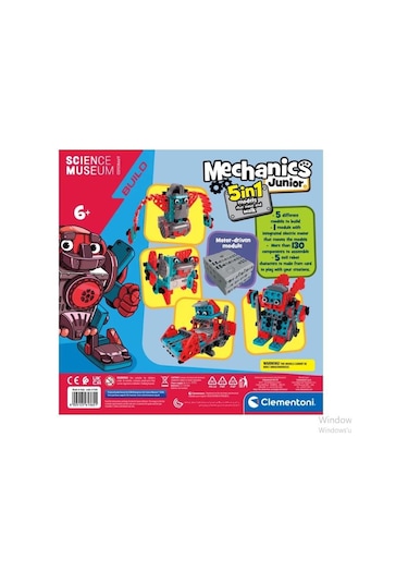 Clementoni Mekanik Juniore 5 in 1 Hareketli Robot 61360 Lisanslı