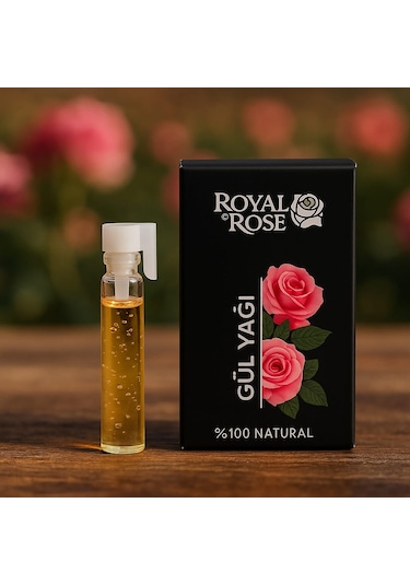 Royal Rose Doğal Gül Yağı 1 ML