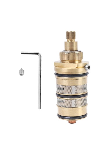 Mikser, Duş Bataryası, Duş Barı Mikseri İçin Pirinçten Yapılmış Termostatik Karıştırma Vanası Ek Parçası Ve Kolu -yvan