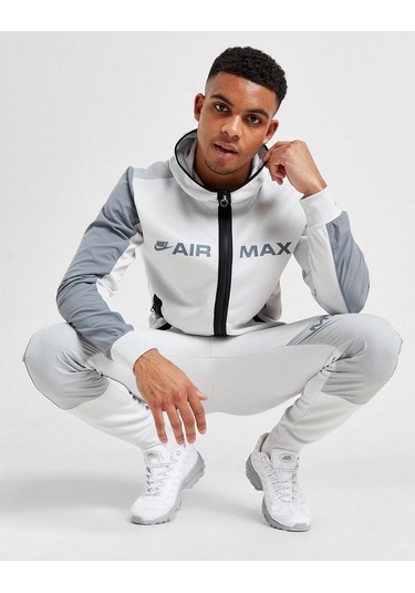 Nsw Air Max Pk Fz Hoodie Gri Erkek Kapüşonlu Ceket Gri