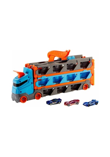Hot Wheels GVG37 Sürat Pistli Tır 3 Adet 1:64 Ölçekli Araba İçerir