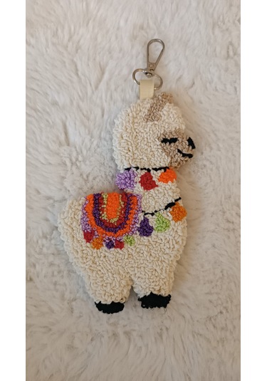 2'li Lama - Kaktüs Anahtarlık Charm Çok Renkli