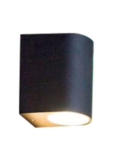 Ycl Ybh-O 2001 Oval Gu10 Tek Yönlü Bahçe Armatürü Siyah