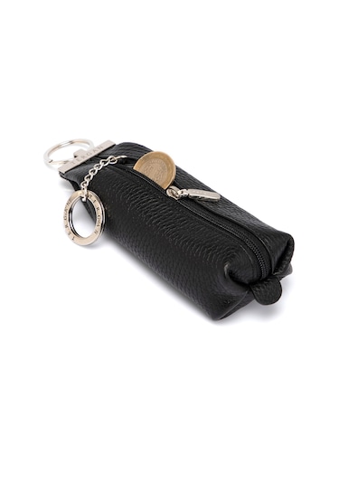 Tergan Siyah Deri Unisex Anahtarlık 00193A41