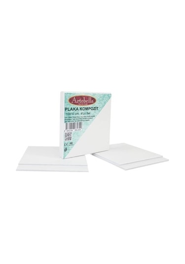 Kpt4S10X10 Artebella (Preslenmiş) Kompozit Plaka 10X10 Cm 4'Lü Se