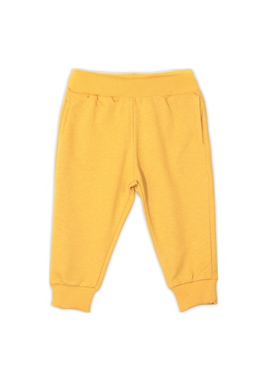 İki İplik Eşofman Altı Sarı