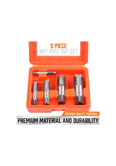 Suntek 5'li Set Npt Boru Kılavuz Seti Diş Şekillendirme