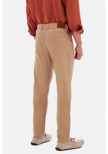 Ds Damat Slim Fit Bej Gabardin Denim Pantolon 4hcc3t404003m Bej