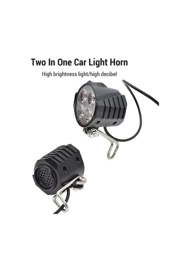 Fashionfit Ve Ve V Siyah Sinyalleri Seti Ön Kuyruk Korna Kitleri Işık Işık Işık İle Far Elektrikli Ebike Dönüş Bisiklet Bisiklet Arka Anahtarı 24-48 Sb Siyah Siyah