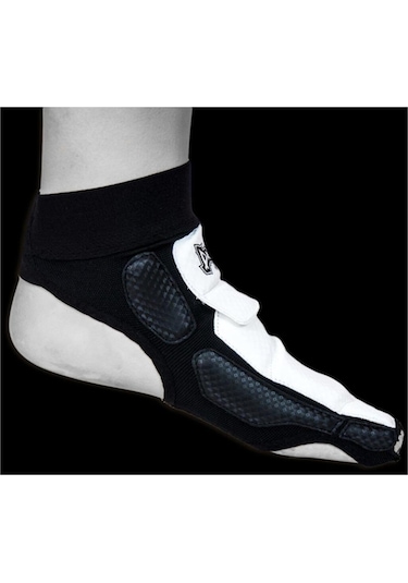 Dragondostore Dragon10255 Taekwondo Ayaküstü Koruyucu Beyaz - Siyah