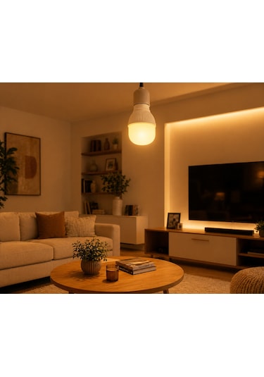 Ecolite 17W LED Jumbo Ampul 3000K Sarı Işık 1750 Lümen 112W Eşdeğer E27 Duylu Yüksek Güçlü LED Ampul