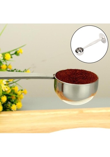 Trendooze Homyl Espresso Kaşık Mutfak Aleti Gümüş Renkli Ölçüm Kaşığı Gümüş