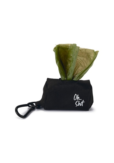 Beeztees Köpek Dışkı Toplama Poşeti Taşıma Çantası, Siyah, 7,5x3,5x4cm