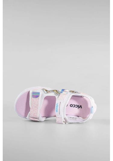 Vicco Legendy 332.p25y.179 Kız Çocuk Işıklı Sandalet Beyaz 26-30 Beyaz