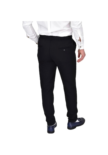 Erkek Beli Lastikli Jogger Pantolon Regular Fit Bgl-st04328 Siyah