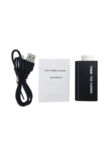 Mufunye Ps2 Ypbpr/cbcr'den Hdmı'ye Dönüştürücü - 480ı/480p/576ı Desteği, Sesli Video, Plug&play, Usb İle Beslenme