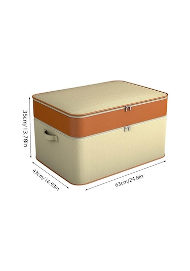 Unimarket Çift Fermuarlı Elbise Saklama Çantası, Gardırop Ayırma Saklama Kutusu, Çift Katmanlı Oxford Fermuarlı Elbise Saklama Çantası, Giysiler Için Taşınabilir Saklama Çantası, Ev Için Kat Lmvyx1