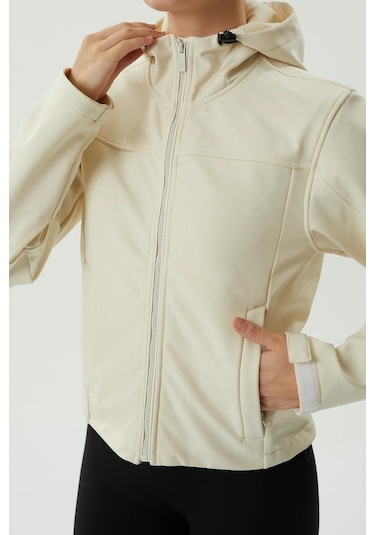 Exuma Kadın Softshell Mont-2421192 Bej
