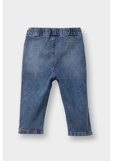 Defacto Erkek Bebek Beli Bağcıklı Jean Pantolon F3790a525aunm28 Mavi-nm28