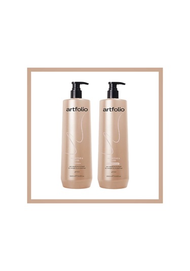 Artfolio Besleyici Ve Liss Saç Şampuan 1l & Saç Krem 1l Set Tüm Saçlar