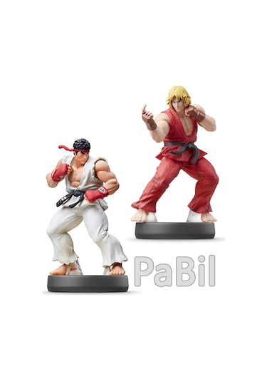Street Fighter Aksiyon Figür Biblo Hediyelik 9 Cm - 2 Li Set