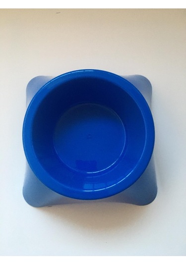 Has 11 x 5 CM Büyük Tekli Kedi Mama Kabı Çok Renkli