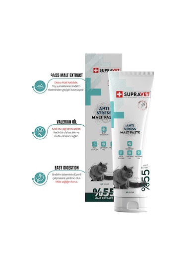 s Relax Paste Sakinleştirici Kedi Macunu 100 gr (Şekersiz ) ( %55 Extra Malt )