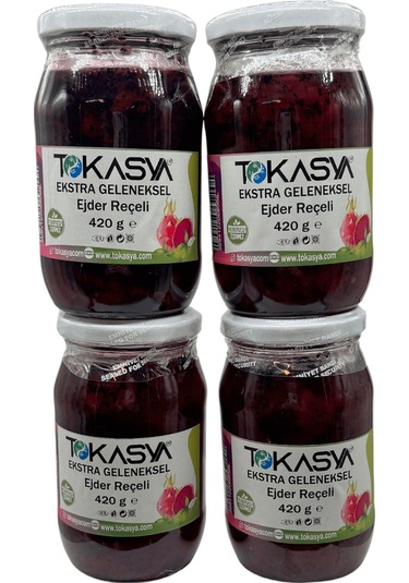 Tokasya Ejder Reçeli Kavanoz 4 x 420 G