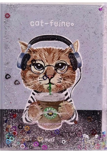 Vuki Kedi Sulu Kapaklı A5 Defter Vk-0109-06