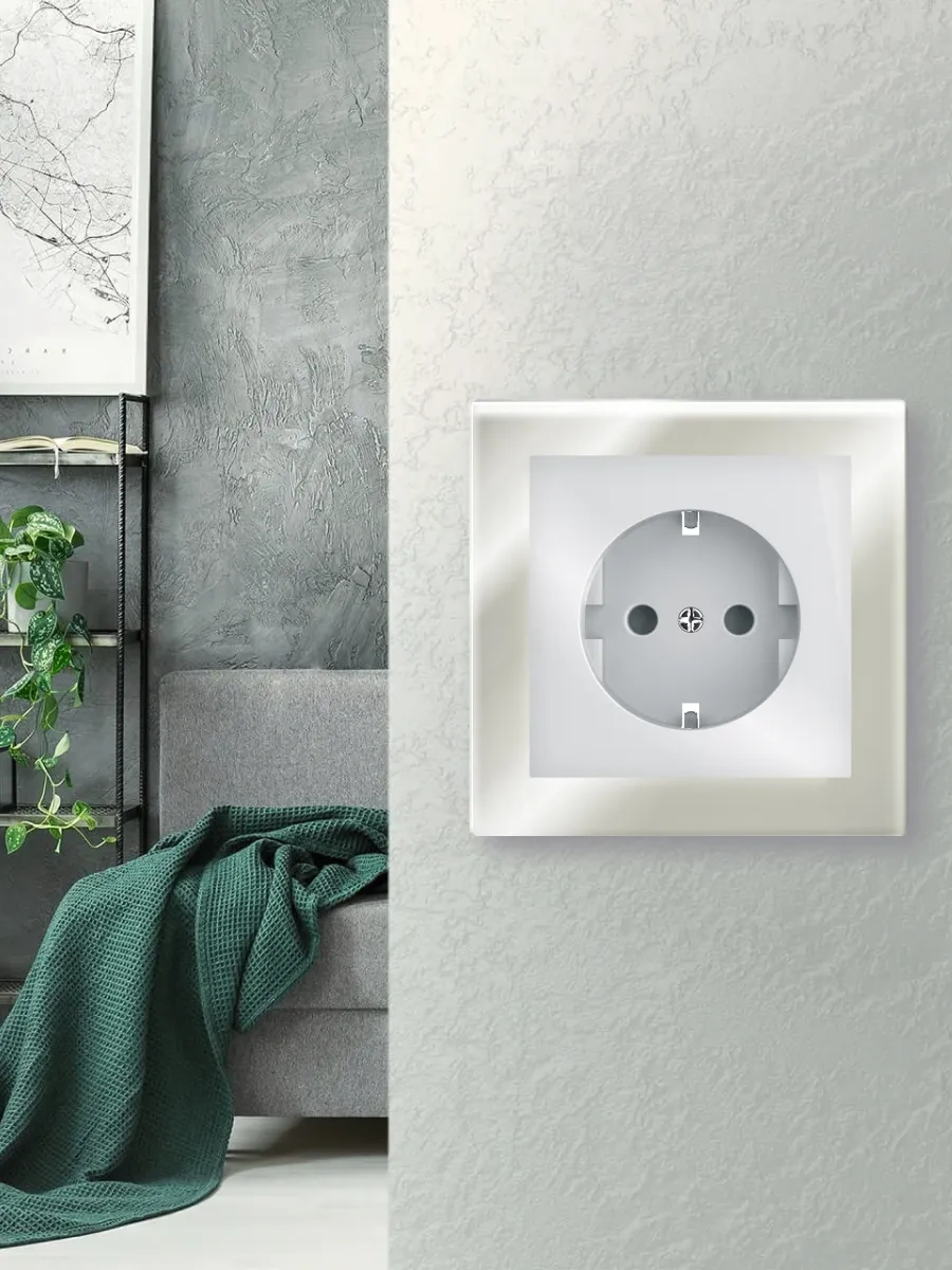 Stekker Kombine Tekli Priz, Topraklamalı 242590245 Stekker Gls16-7110-01 Kathryn Serisi 39304