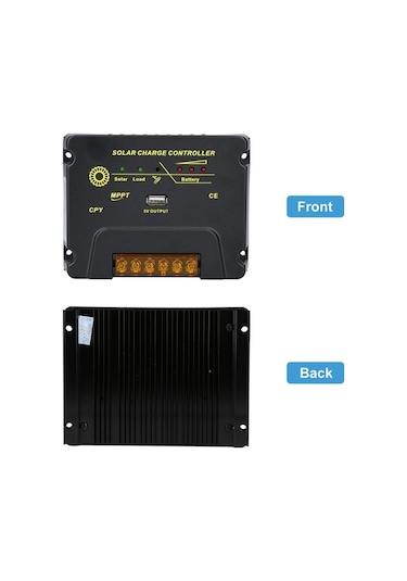 Pazly 12v/24v Otomatik Çalışan 20a Mppt Güneş Şarj Kontrolcüsü, 5v Usb Çıkışı, Li-ion Akü Koruma Fonksiyonu