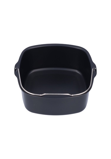 Shineyee 22cm Kare Kek Kalıbı - Hd9925/hd9860/hd9905/01 Hava Fritözü Aksesuarı, Yemek Grubu Demir, Yıkama Makinesine Uygun, Fırın Malzemesi Diğer