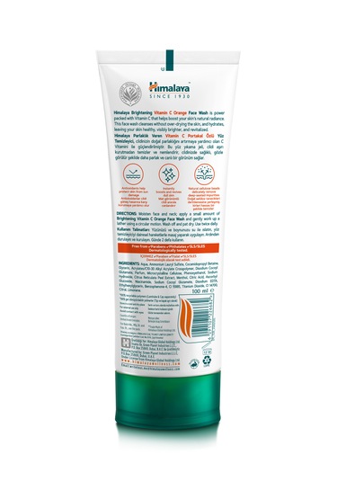 Himalaya Vitamin C Parlaklık Veren Portakal Özlü Yüz Temizleme Jeli 100 ML