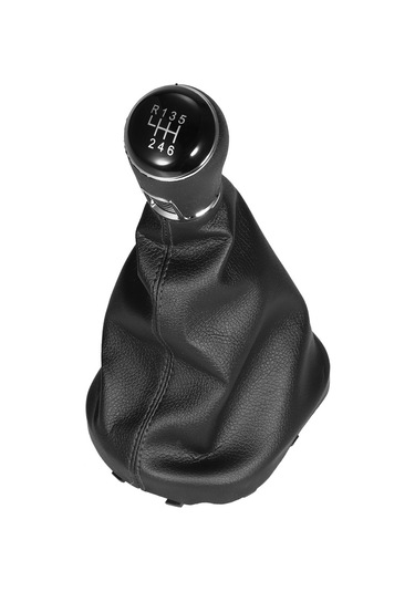 Symbee Vw Touran 2003-2010 Ve Caddy Mk2 2004-2009 İçin 6 Vitesli Değişim Kolu, Dayanıklı Pu Deri, Kolay Kurulum Siyah