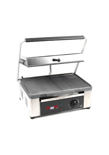 16 Dilim Elektrikli Saf Demir Döküm Tost Makinesi 1550 W. Döküm :40x27 Cm