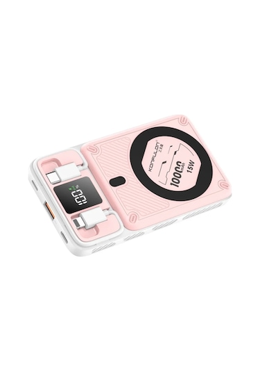 M25w 10.000 Mah 20w Pd Magsafe Powerbank - Pembe