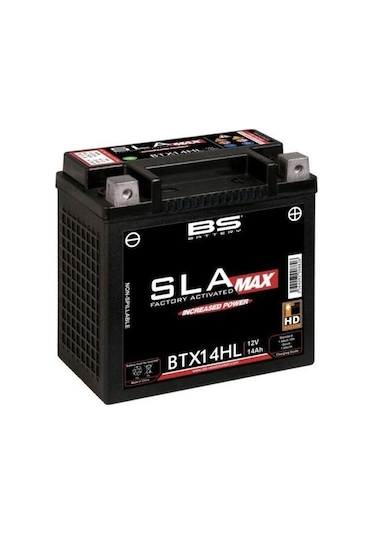 Btx14h Sla Max Yüksek Amperli Motosiklet Aküsü