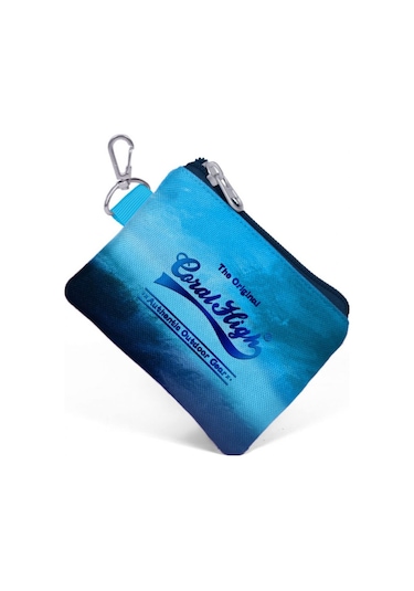 Coral High Mavi Renkli Erkek Çocuk Bozuk Para Çantası