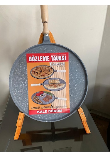 Cansuyu Gözleme Tavası Gri 36 CM