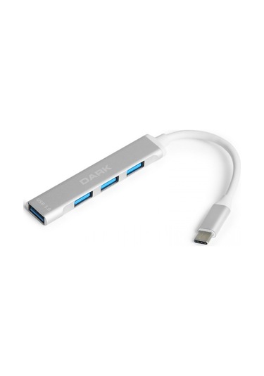 DARK Connect Master X4 DK-AC-USB310C 4port Type-C Beyaz USB Çokla