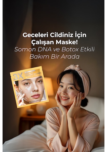 Pdrn Botul Overnight Mask Cilt Yenileyici ve  Kolajenli Jel Maske