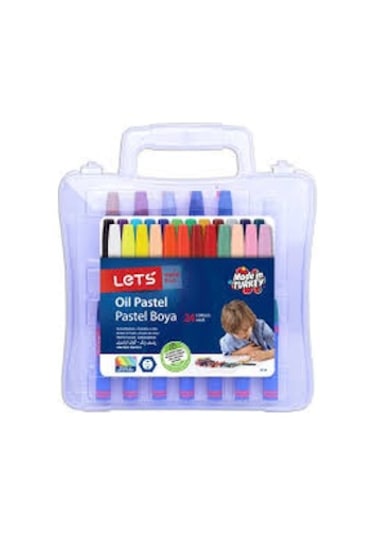 Lets Çantali Pastel Boya 24 Renk Lk-24 N11.4769