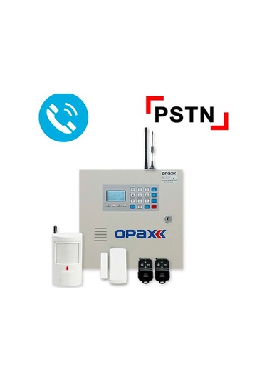OPAX-2545 PSTN ÖZELLİKLİ KABOLU & KABLOSUZ ALARM PANELİ