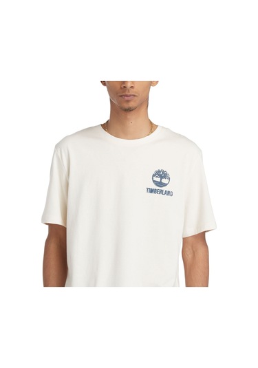 Timberland Short Sleeve Back Logo Graphic Tee Erkek T-shirt Tb0a5v7kcr31 Yeşil