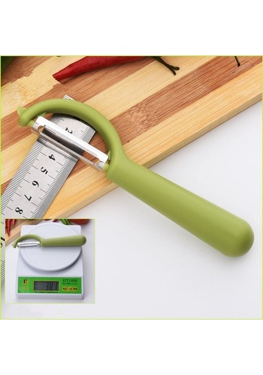 Dancemonkey Cbtx Paslanmaz Yuvarlak Saplı Soyucu Şeker Kamışı Kazıyıcı Meyve Düzlemi Hafif Gery Gri