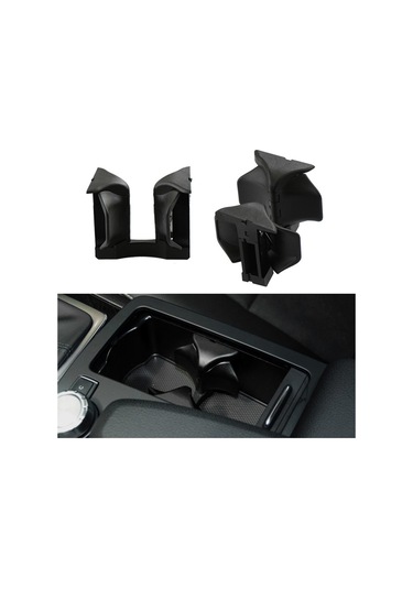 Merkezi Kol Dayama Su Bardağı Tutucu İçecek Tutucu Siyah